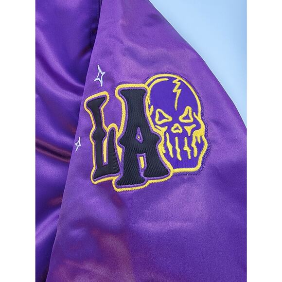 Los Angeles World Championship Satin Kobe Bryant 8 Wings Jacket 2009-2010 Siz5XL - Picture 5 of 7